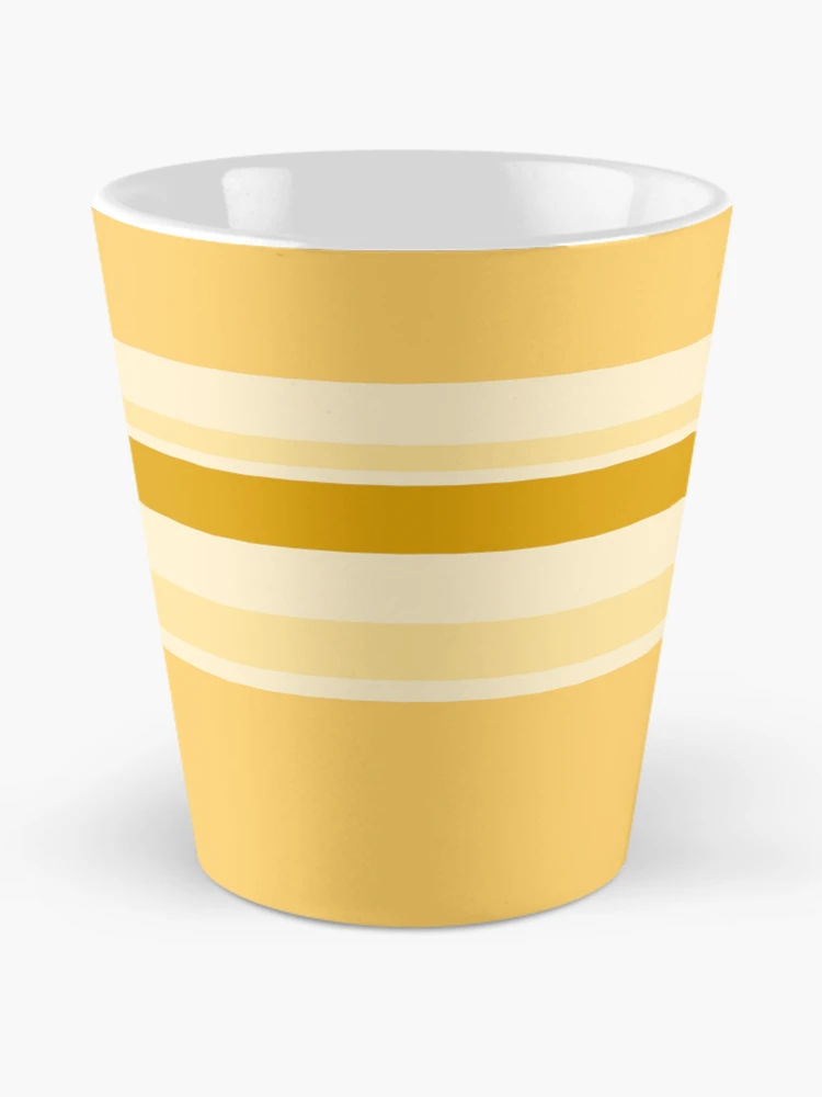 Thumbnail 2 of 4, Coffee Mug, Yellow Stripes designed and sold by Ragpamuffin.
