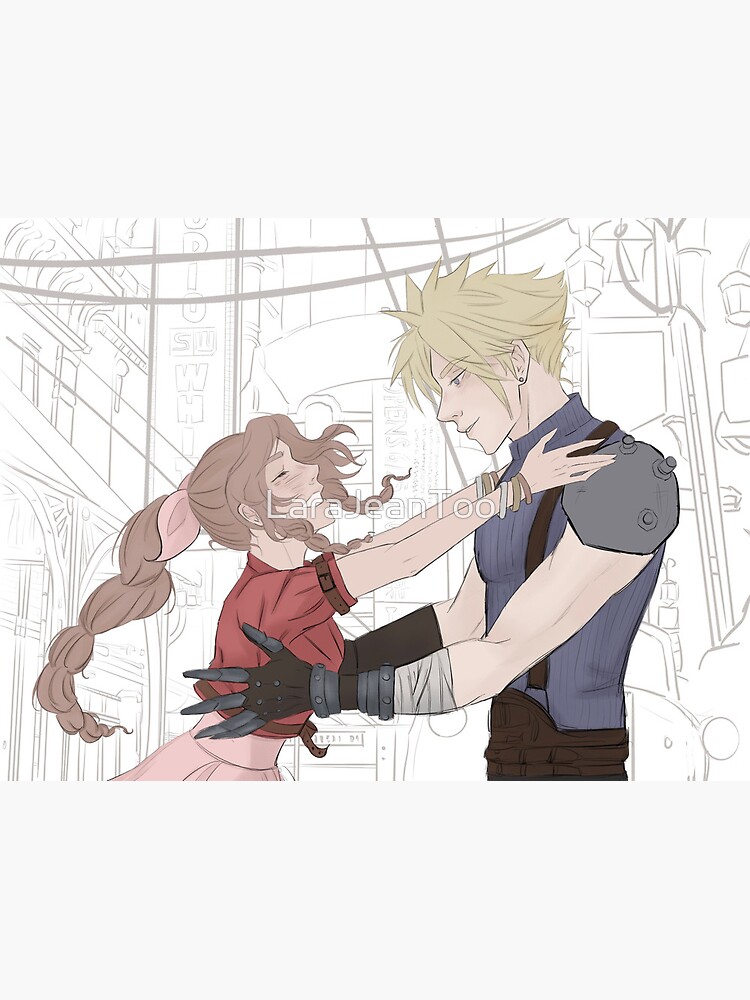 Anime Cloud Strife und Aerith