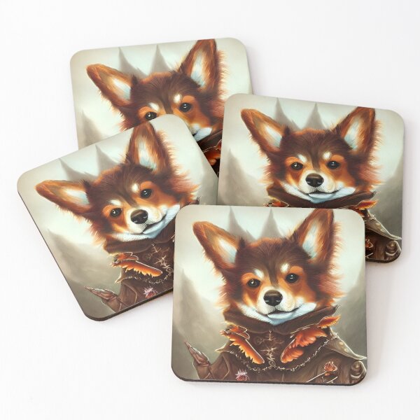 Artikelvorschau, AI Generated Art, Halloween/Fall Puppy entworfen und verkauft von RabbitHoleMI.
