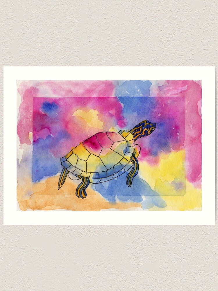 Alternate view of Painted Turtle Art Print