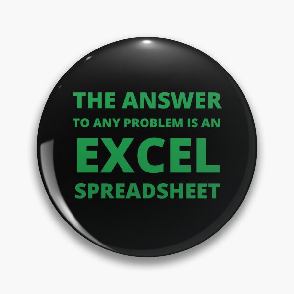Aperçu de l'œuvre La réponse à tout problème est une feuille de calcul Excel créée et vendue par TomorrowQuotes.