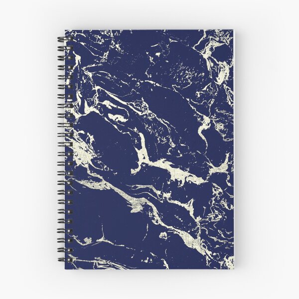 Item preview, Modern navy blue silver marble pattern  designed and sold by skolfid brows ⭐⭐⭐⭐⭐ (5.0).