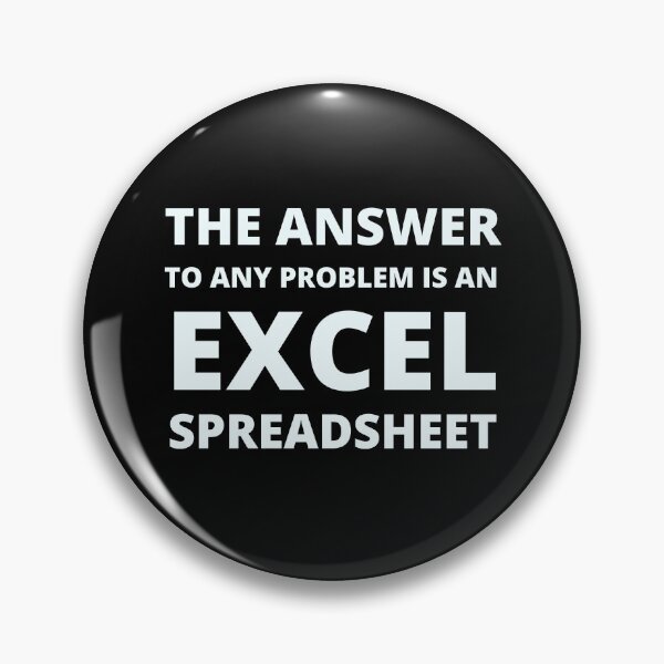 Aperçu de l'œuvre La réponse à tout problème est une feuille de calcul Excel créée et vendue par TomorrowQuotes.