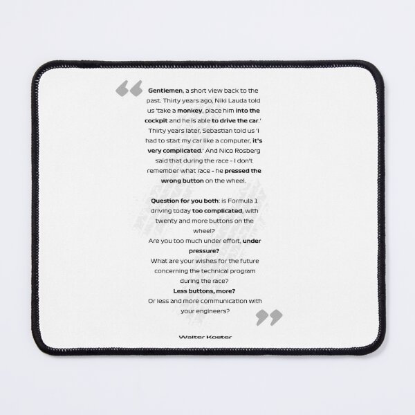 Item preview, F1 quote - Longest quote designed and sold by JuggeNL.