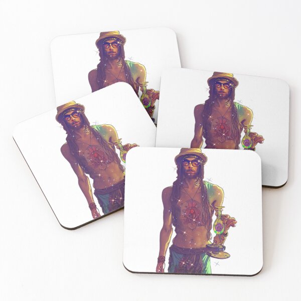 Item preview, Happy happening hippie man and the mystic vile designed and sold by Faytaiart.
