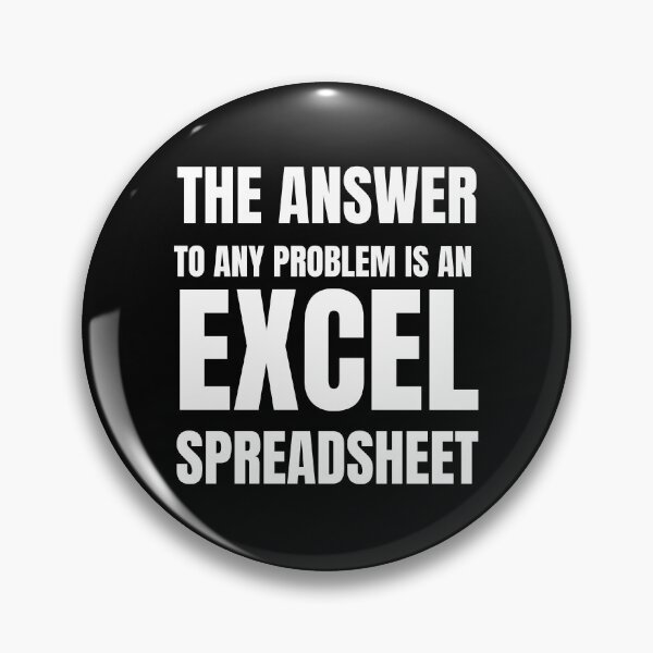 Aperçu de l'œuvre La réponse à tout problème est une feuille de calcul Excel créée et vendue par TomorrowQuotes.