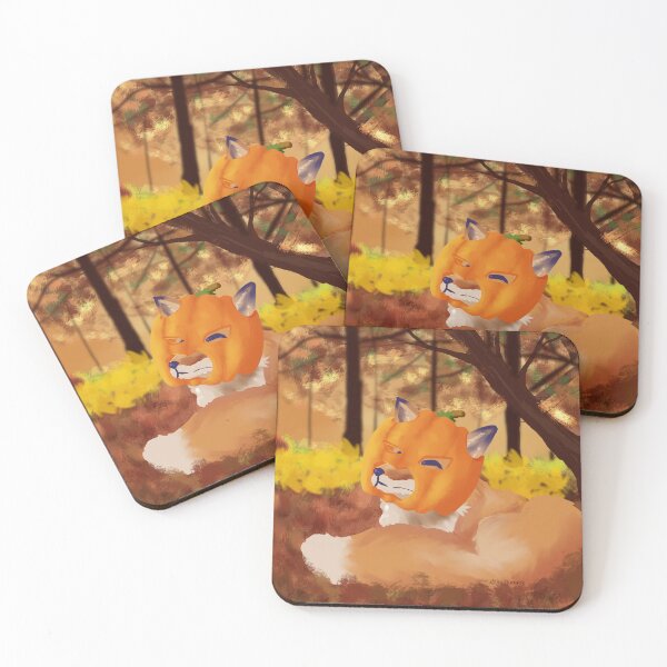 Item preview, Pumpkin fox designed and sold by LunatikShop.