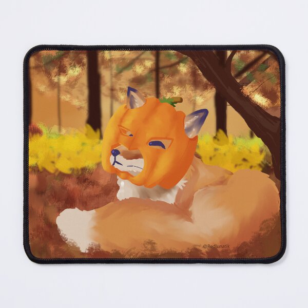 Item preview, Pumpkin fox designed and sold by LunatikShop.