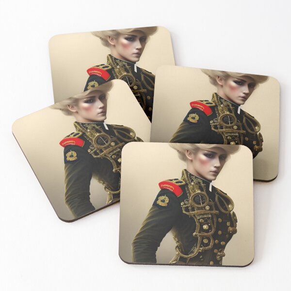 Item preview, Beautiful blonde in steampunk military uniform designed and sold by Eliteijr.
