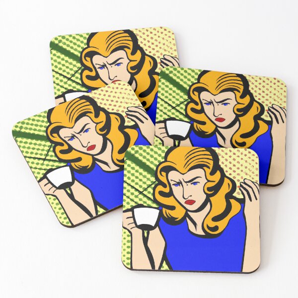 Item preview, Pop-Art of a Fed-Up and Irritated Woman Throwing Her Hands Up in Frustration designed and sold by Bookwyrm-Bazaar.
