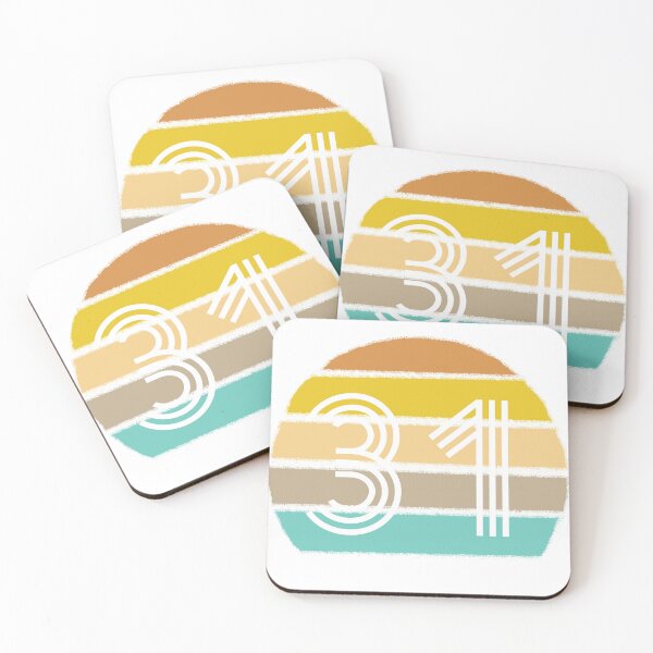 Item preview, Number 31 on Retro Sunset designed and sold by rhombusOnion.