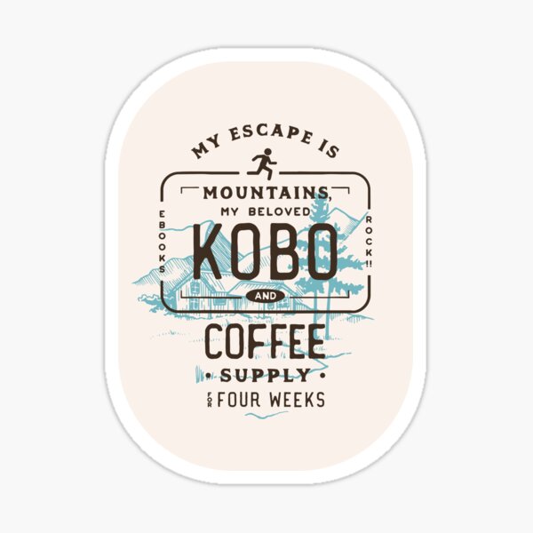Artikel-Vorschau von Ich liebe Berge Kaffee Kobo EReader, designt und verkauft von Geek Updated.