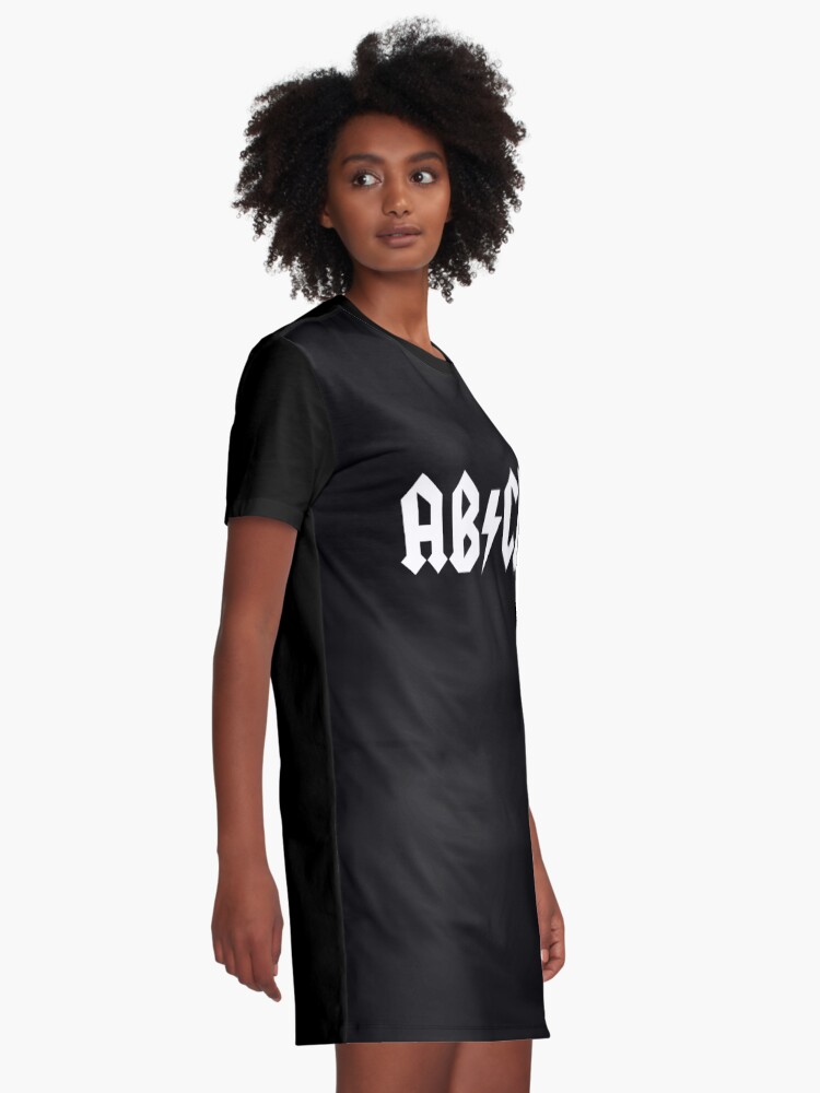 acdc t shirt dress