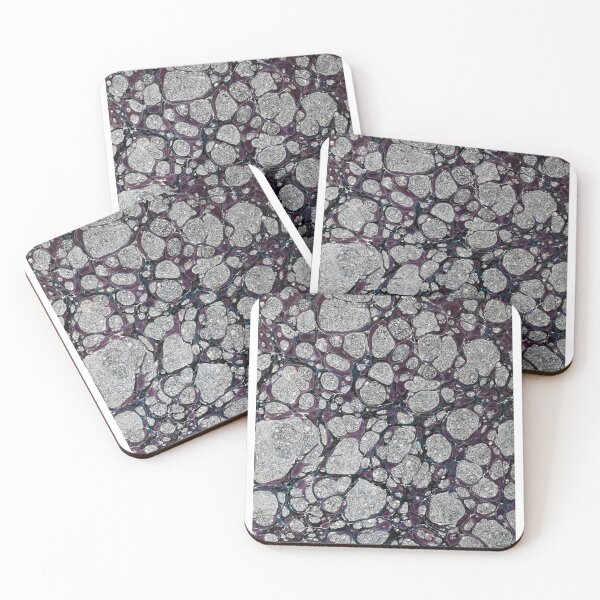 Item preview, Black and grey bubbly marbled endpaper designed and sold by coverinlove.