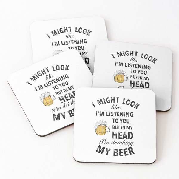 Item preview, Always thinking about my beer designed and sold by Arth1nker.