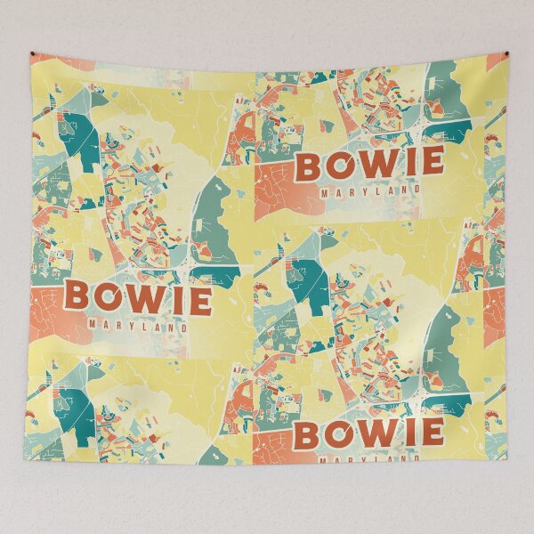 Item preview, Bowie Maryland US map designed and sold by chrlalexandru.