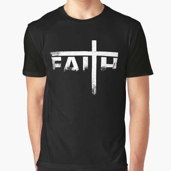 Item preview, Faith Men's Christian Cross Faith Distressed Religious designed and sold by zigzagemery1396.
