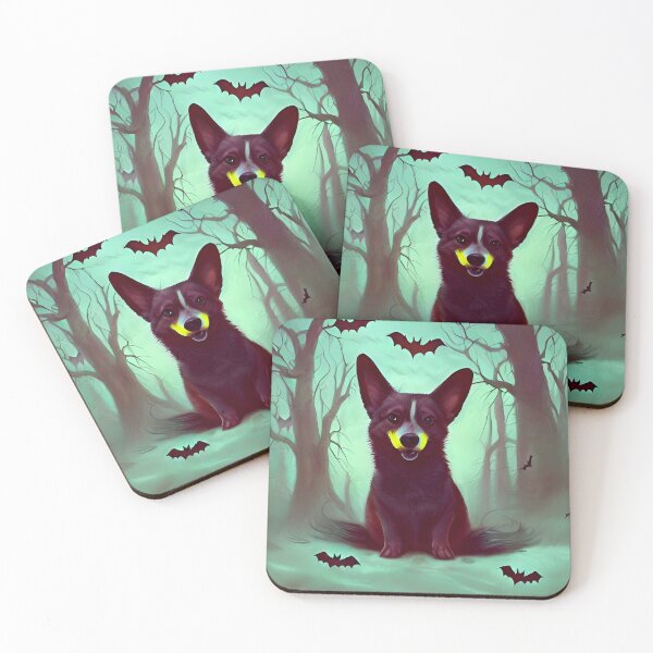 Artikelvorschau, AI Generated Art, Halloween/Fall Puppy entworfen und verkauft von RabbitHoleMI.