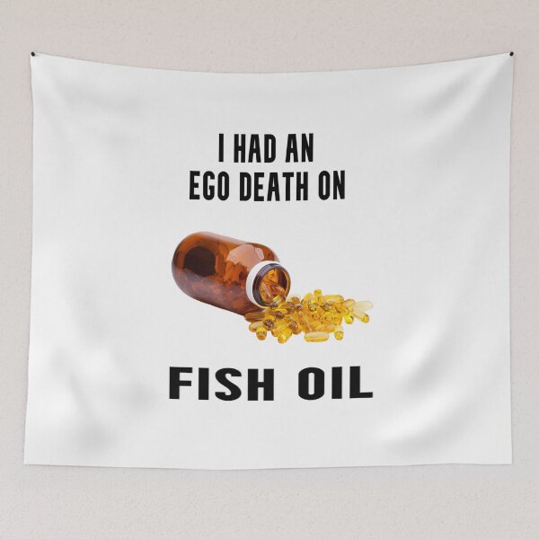 Item preview, Ego Death on Fish Oil  designed and sold by CandyAcid.