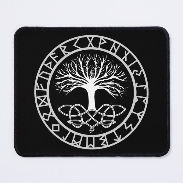 Item preview, Yggdrasil The World Tree with Elder Futhark Runes | Norse Mythology gifts designed and sold by Time Nomads.
