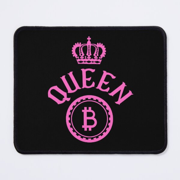 Item preview, Queen B - Bitcoin and crown in pink designed and sold by yennyz.
