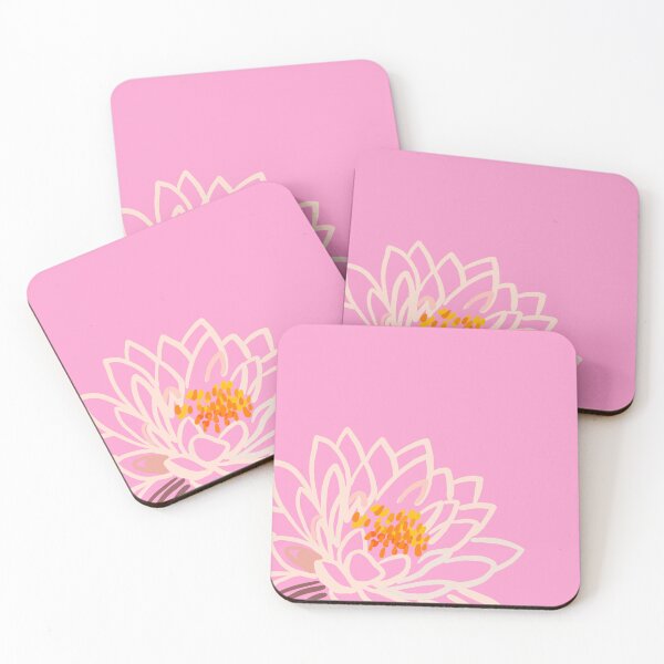 Item preview, Pink Lotus flower design  designed and sold by Art and Tea Studio.