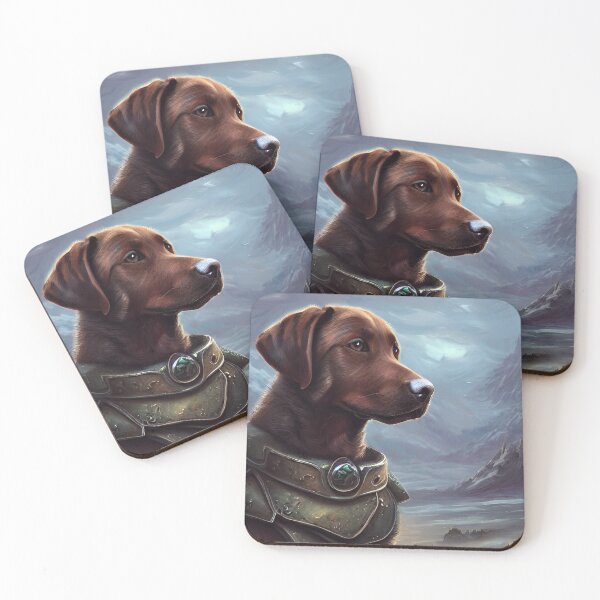 Item preview, AI Generated Art, War Labrador designed and sold by RabbitHoleMI.