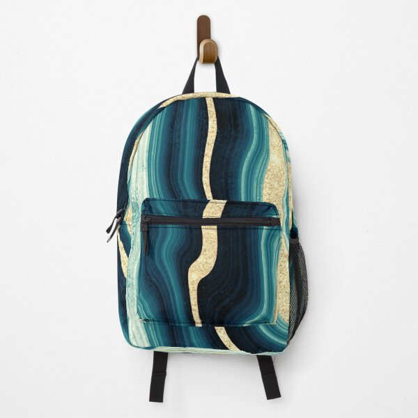 Artikelvorschau, Modern chic agate geode turquoise green gold glitter marble pattern entworfen und verkauft von skolfid brows ⭐⭐⭐⭐⭐ (5.0).