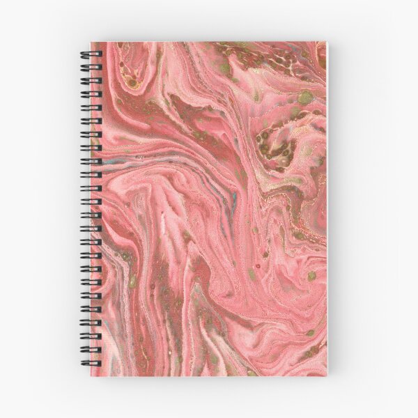 Item preview, Not raspberry swirl icecream! marbled endpaper designed and sold by coverinlove.
