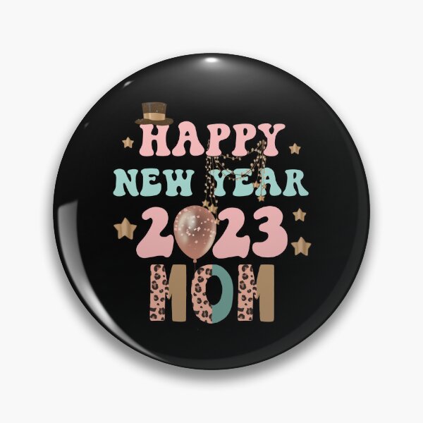Item preview, Happy New Year 2023 Mom Glitter Pink Balloons designed and sold by Karry-Pat.
