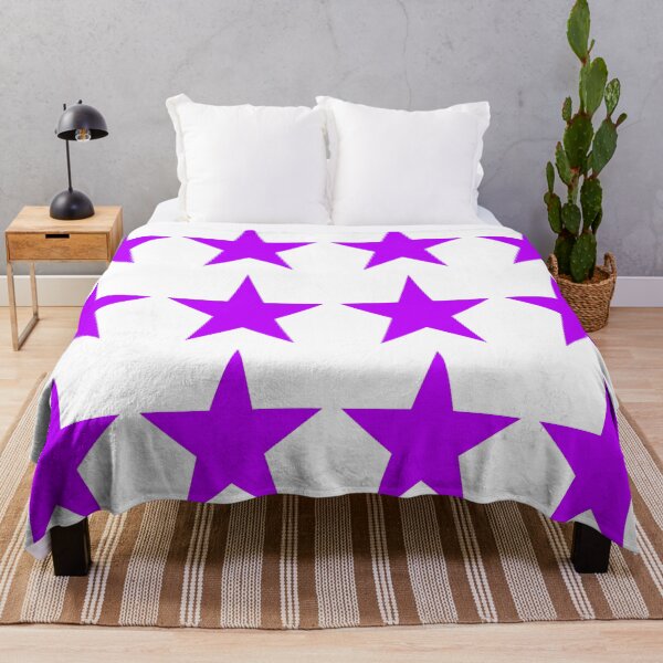 Item preview, Grandes ESTRELLAS PÚRPURAS y BLANCAS CALIENTE designed and sold by RachelMacht.