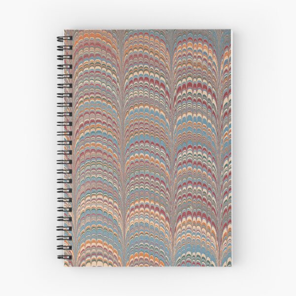 Item preview, Pastel shades marbled endpaper with draw through designed and sold by coverinlove.