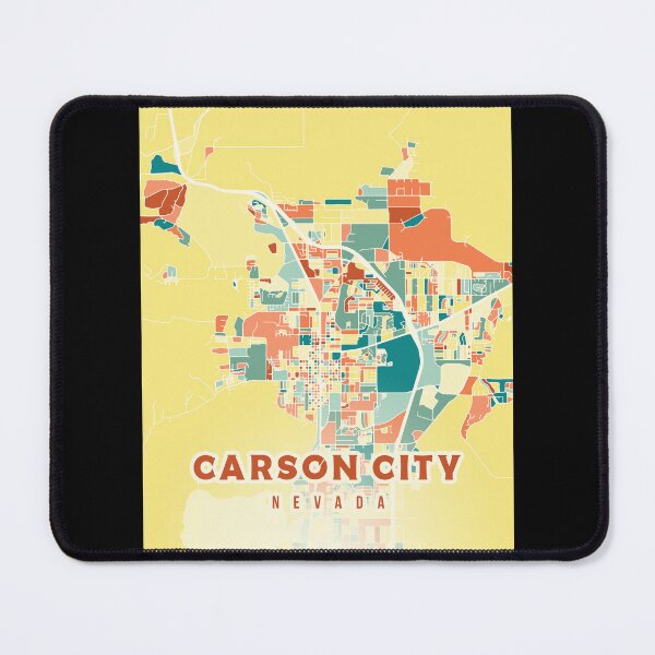 Item preview, Carson City Nevada US map designed and sold by chrlalexandru.