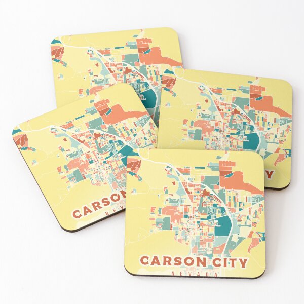 Item preview, Carson City Nevada US map designed and sold by chrlalexandru.