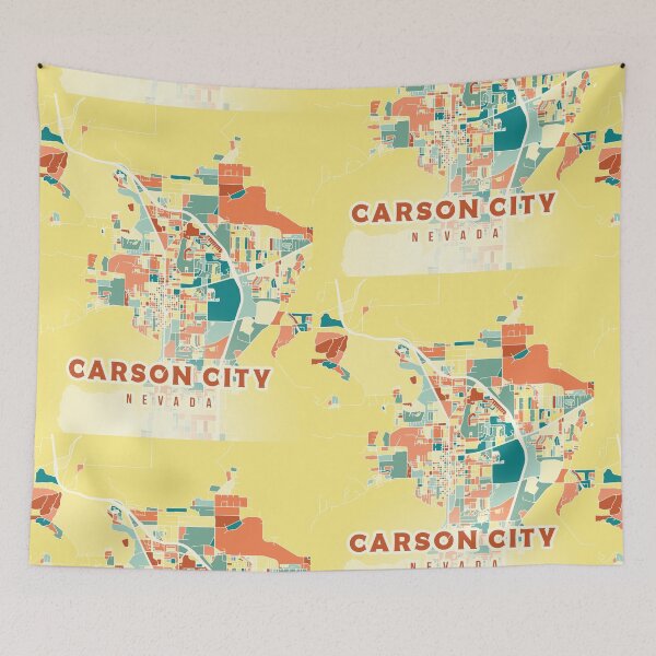 Item preview, Carson City Nevada US map designed and sold by chrlalexandru.