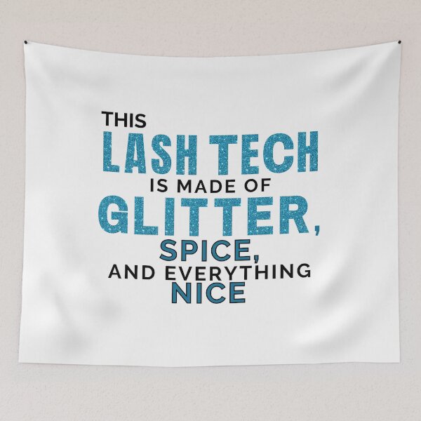 Item preview, This lash tech is made of sugar spice and everything nice  designed and sold by 306Biz.