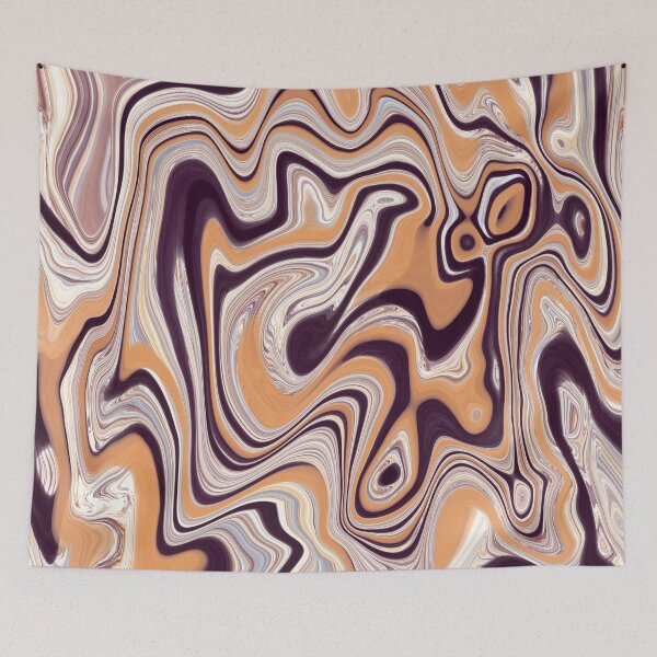 Item preview, PB&J Abstract Liquid Pattern designed and sold by CorvusNyx.