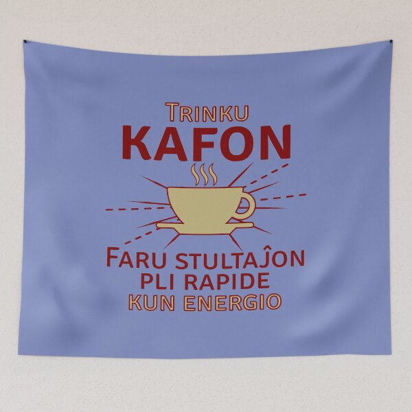 Item preview, Trinku kafon. Faru stultaĵon pli rapide kun energio designed and sold by Zebastjan Johanzen.
