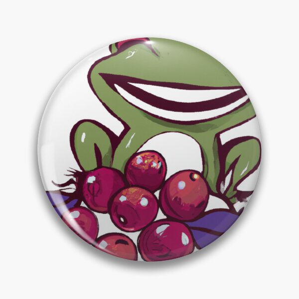 Artikelvorschau, Frosch und Preiselbeeren entworfen und verkauft von OddSpiderArt.