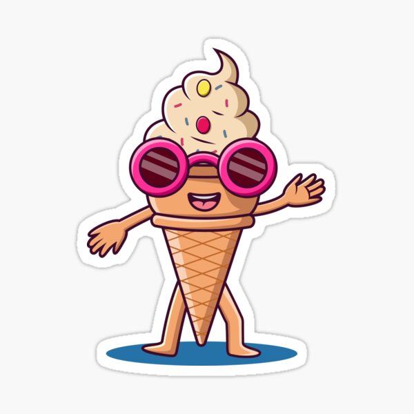 Ice Cream Cone, Ice Cream Scoop, Summer Clipart, Sweet Clip Art, Ice Cream  Truck, Sprinkles Graphics, Food Images, Cute Kawaii Png, Kids Cli 