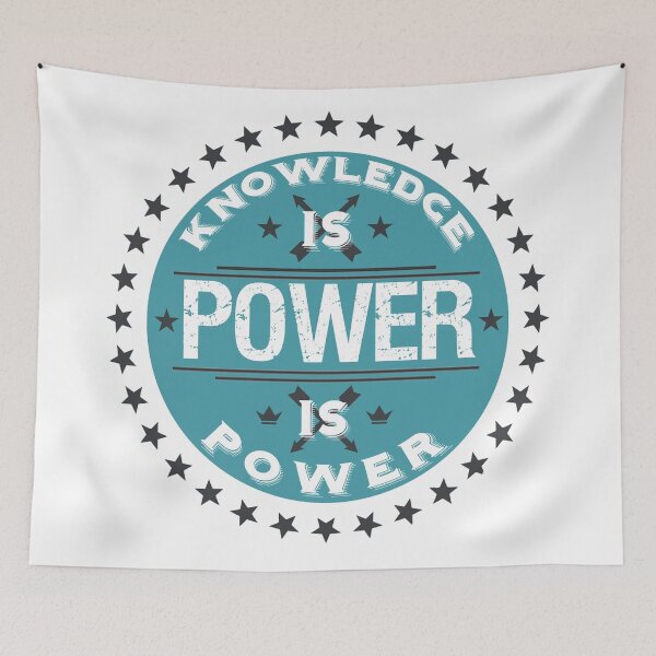 Item preview, Knowledge is power, power is power green designed and sold by clad63.