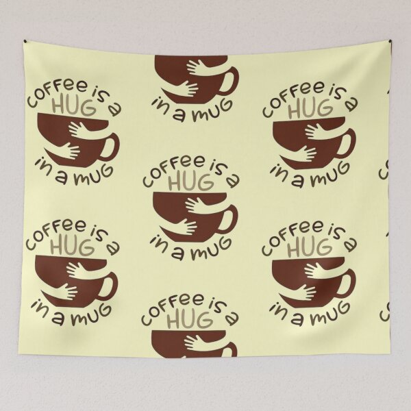 Item preview,  Coffee break - coffee is a hug in a mug| coffee design | for coffee lovers |  designed and sold by Arteartz.