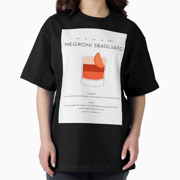 Item preview, Negroni Sbagliato Recipe Artwork designed and sold by GirlGangPrints.