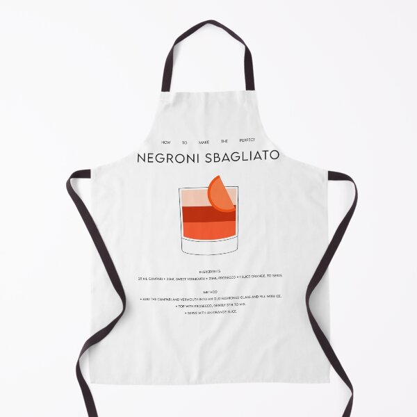 Item preview, Negroni Sbagliato Recipe Artwork designed and sold by GirlGangPrints.
