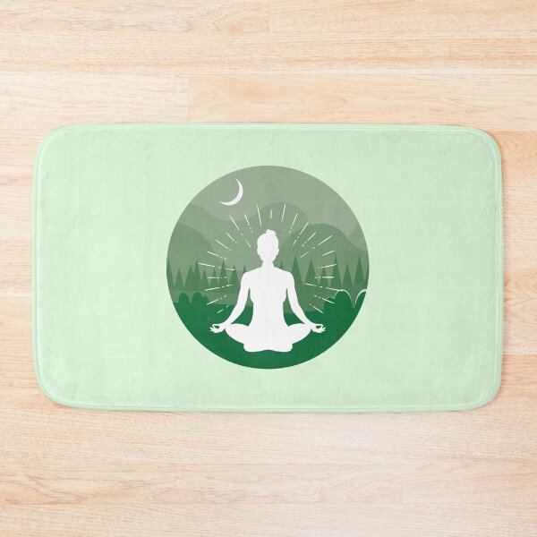 Item preview, Okay But Yoga First | Yoga Lotus Pose | Green designed and sold by Pisutachio.