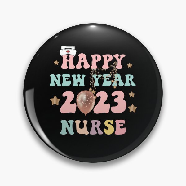 Item preview, Happy New Year 2023 Nurse Glitter Pink Balloons designed and sold by Karry-Pat.