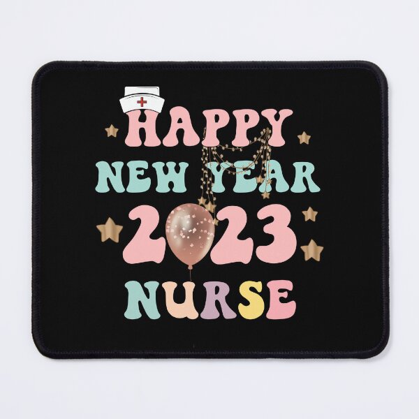 Item preview, Happy New Year 2023 Nurse Glitter Pink Balloons designed and sold by Karry-Pat.