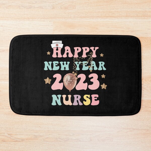 Item preview, Happy New Year 2023 Nurse Glitter Pink Balloons designed and sold by Karry-Pat.