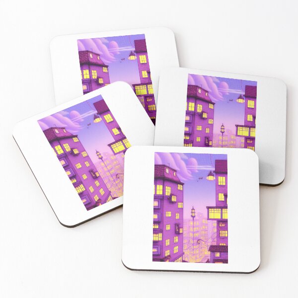 Item preview, Lavender city designed and sold by GroovyDino.