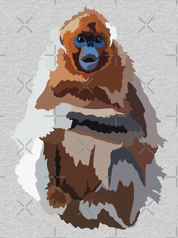 G is for Golden Snub Nosed Monkey by thezoogirl